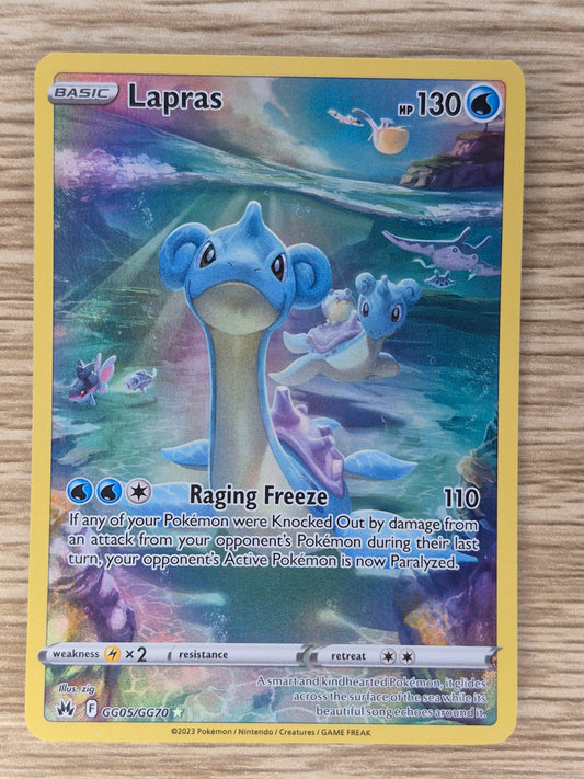 Lapras GG05/GG70 Crown Zenith Galarian Gallery Pokemon TCG
