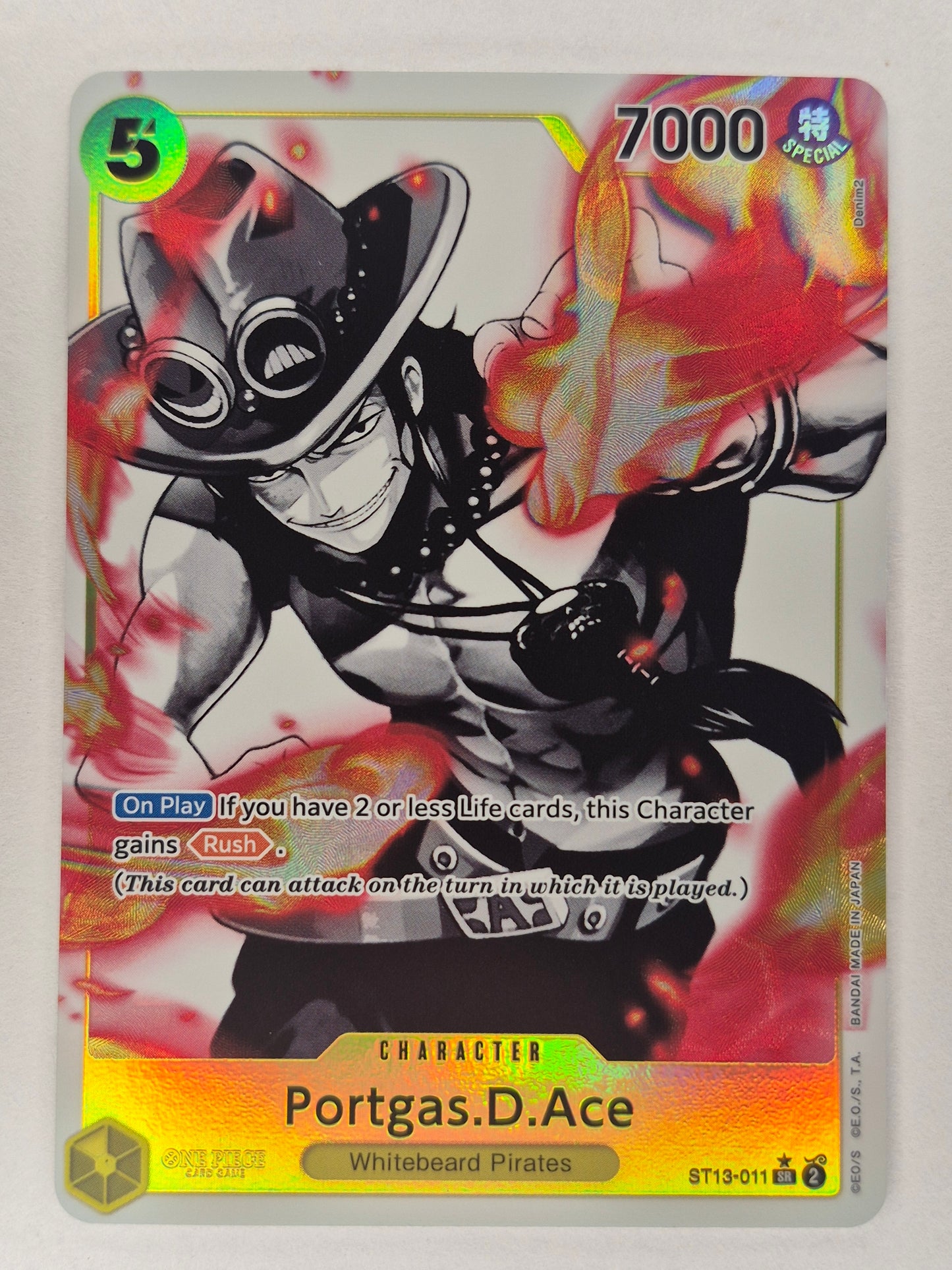 One Piece - Portgas.D.Ace - ST13-011 - ST13 Deck: Three Brothers - Alt Parallel