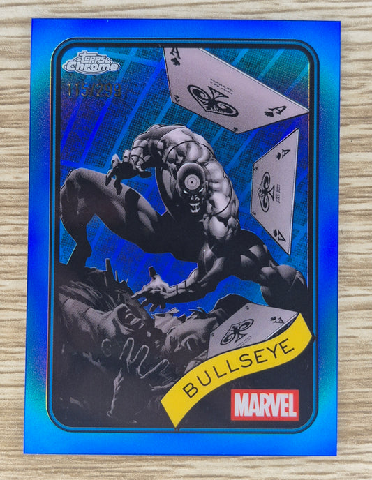 Marvel Topps Chrome 2025 BULLESYE  #30 Blue Refractor (115/299)