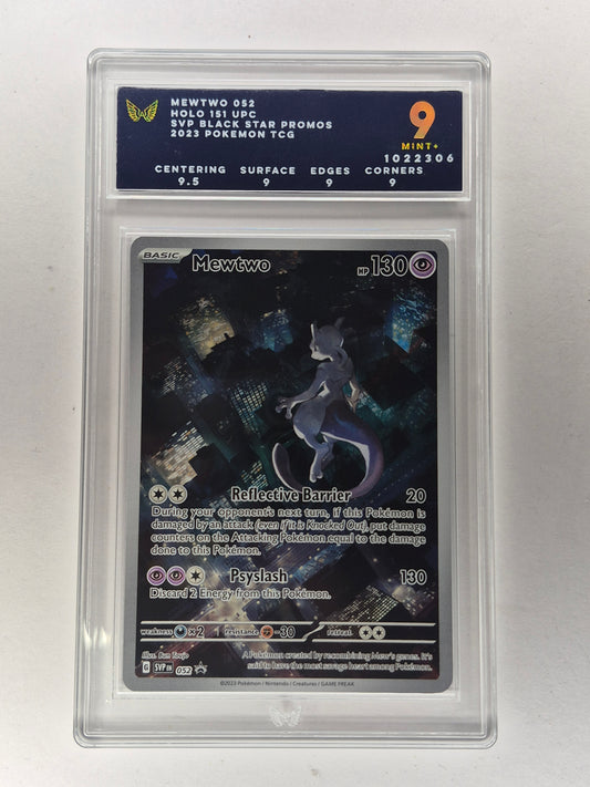 Pokemon 151 UPC Black Star Promo Mewtwo SVP 052 ARK 9