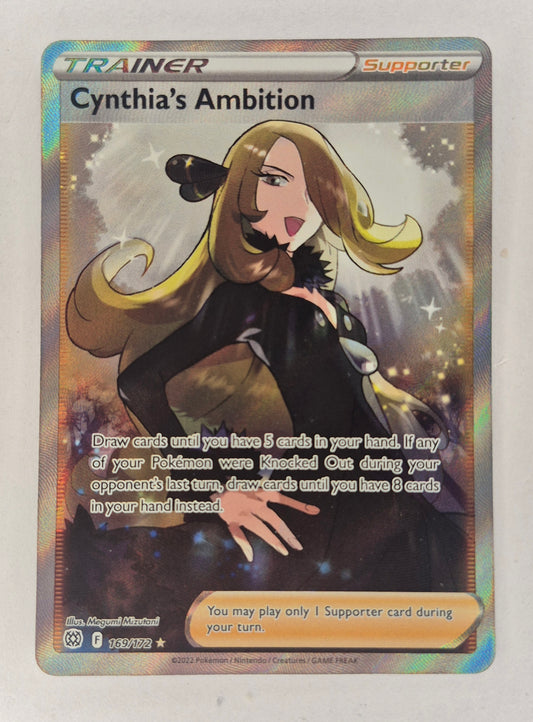 Cynthia's Ambition 169/172 Brilliant Stars Full Art Pokemon NM
