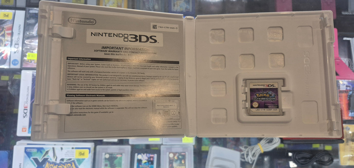 Pokémon Ultra Moon (Nintendo 3DS, 2017) Tested