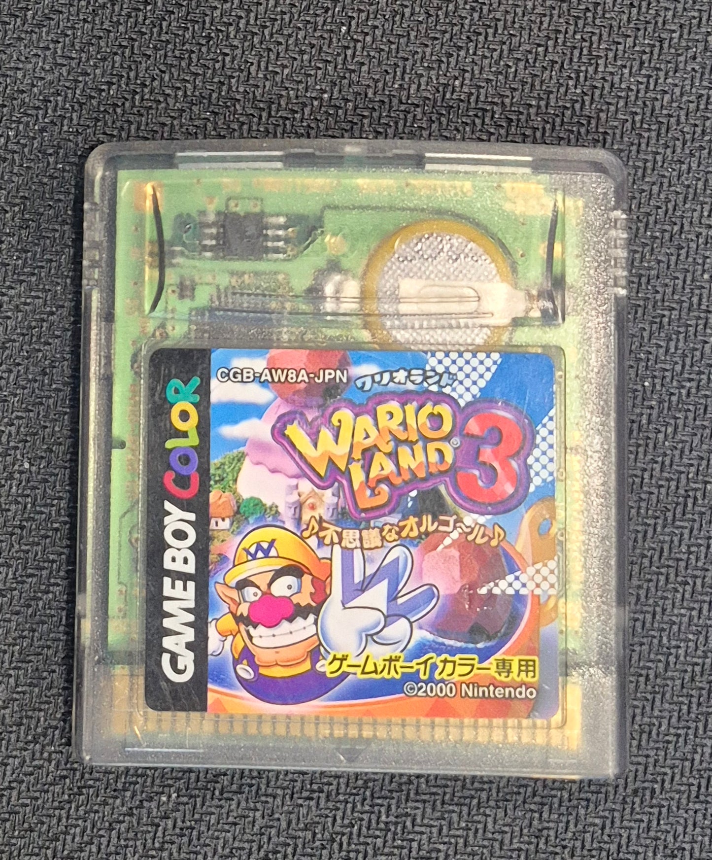 Wario Land 3 Cartridge GBC Nintendo Game Boy Color Cart JPN New Save Battery