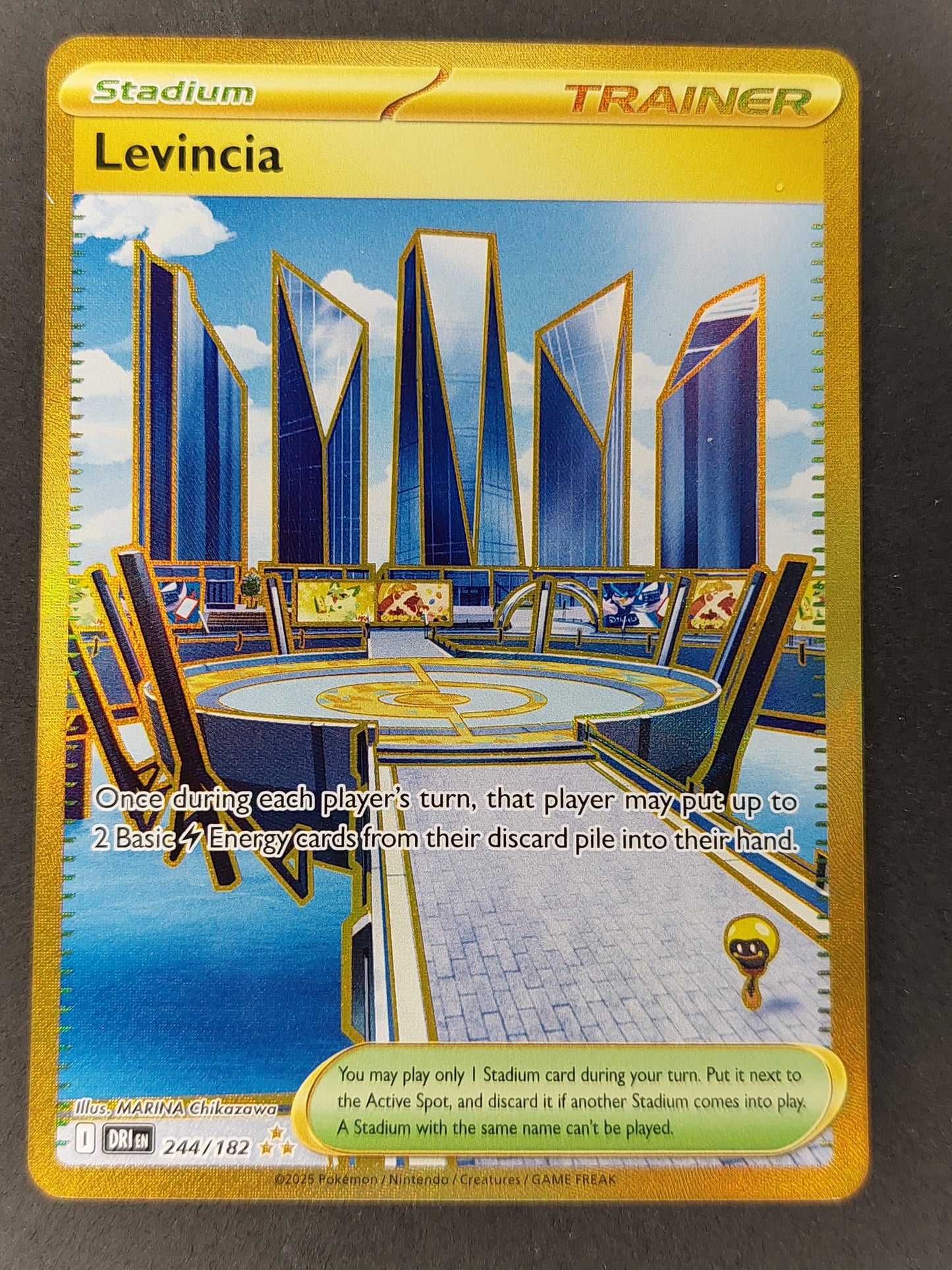 2025 Pokemon Levincia Secret Rare Destined Rivals 244/182