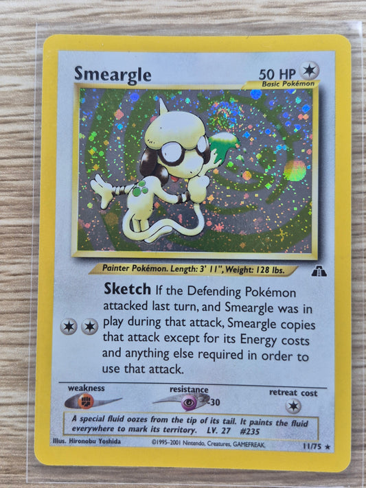 Pokémon TCG Neo Discovery 11/75 Smeargle Holo LP