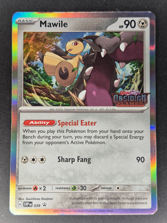 2023 Pokémon Obsidian Flames SVP 039 Mawile Stamped Promo
