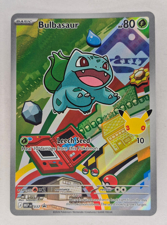 Bulbasaur - MEP 037 - Black Star Promo - Pokemon Card - NM/M