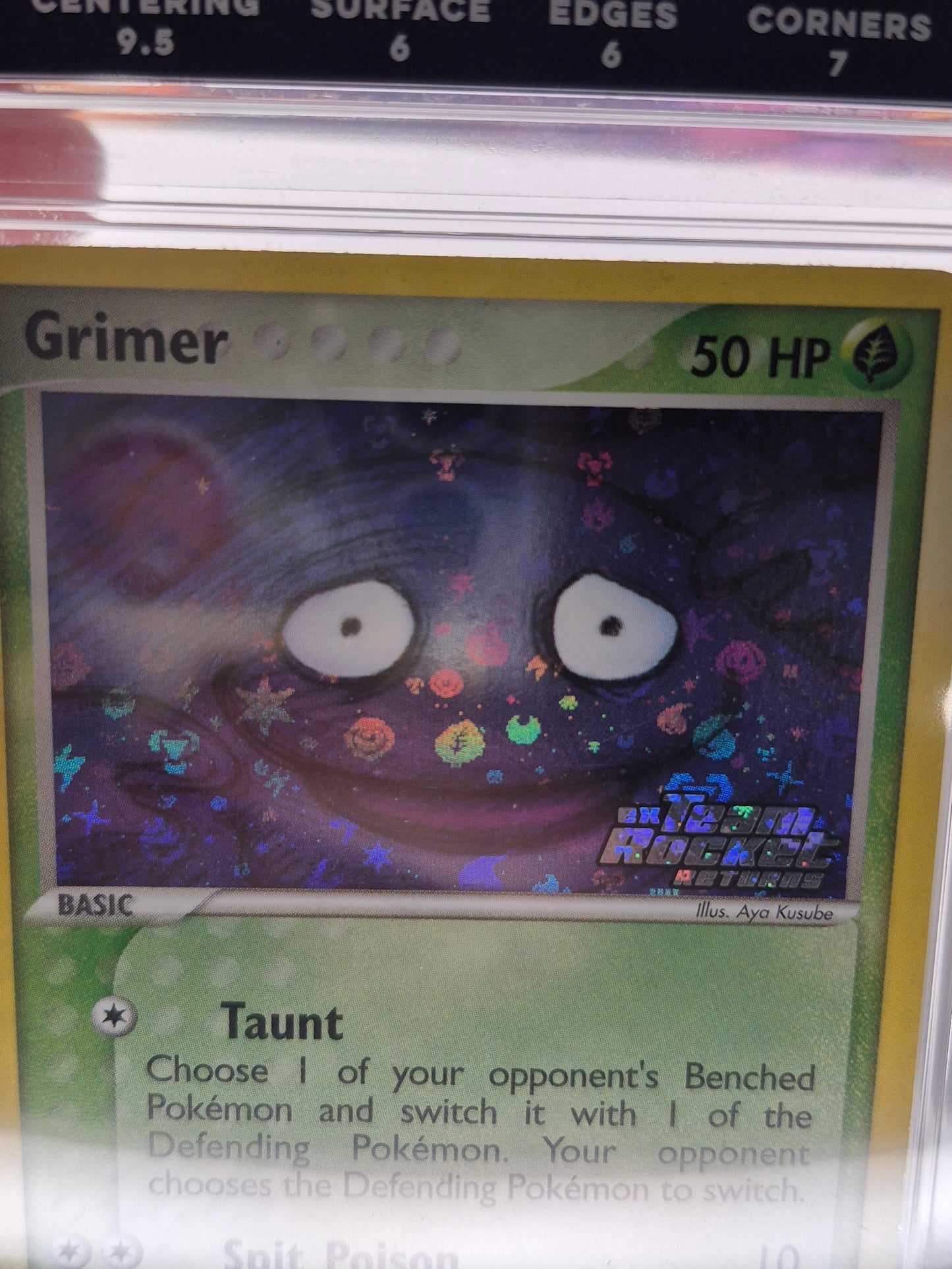 2004 Pokémon EX Team Rocket Returns 56/109 Grimer Reverse Holo ARK 6 Exc.
