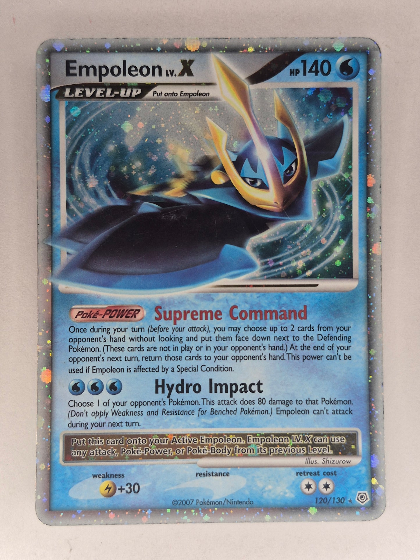 Pokémon Empoleon LV.X 120/130 Diamond & Pearl Rare Holo  LP