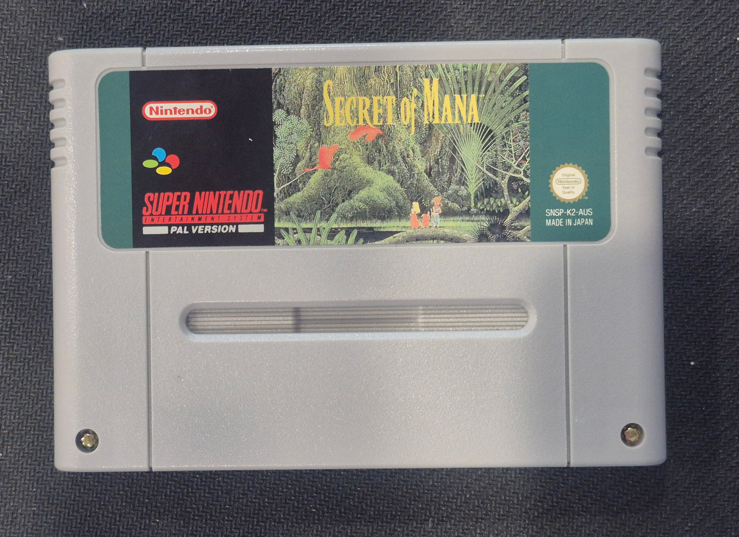 Secret of Mana - Super Nintendo / SNES Game - PAL - Extremely Rare New Save Battery
