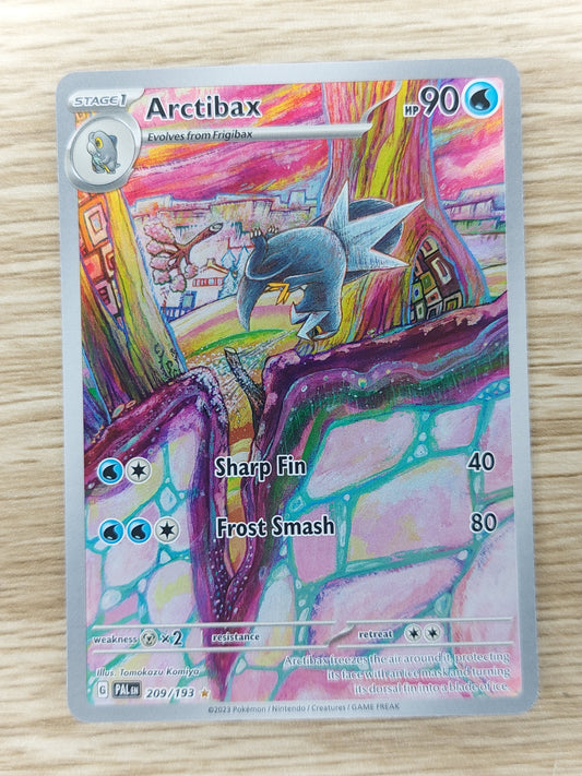 Pokemon 2023 Arctibax Illustration Rare Paldea Evolved 209/193