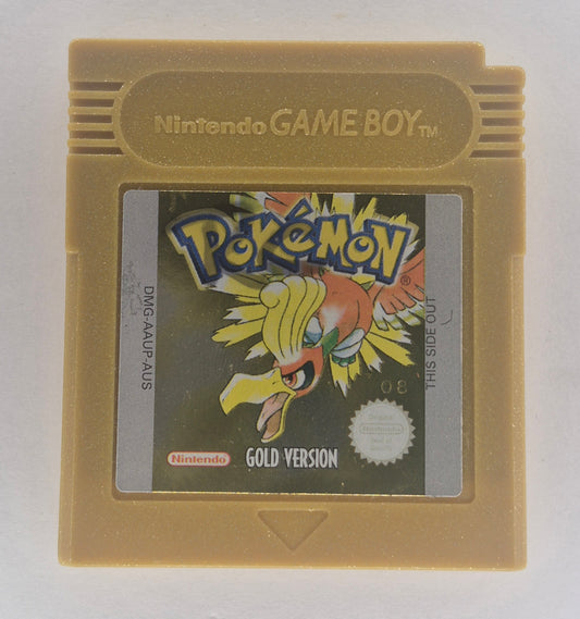 🔥  NEW BATTERY🔥 Pokemon Gold Version, Nintendo Gameboy AUS PAL Tested