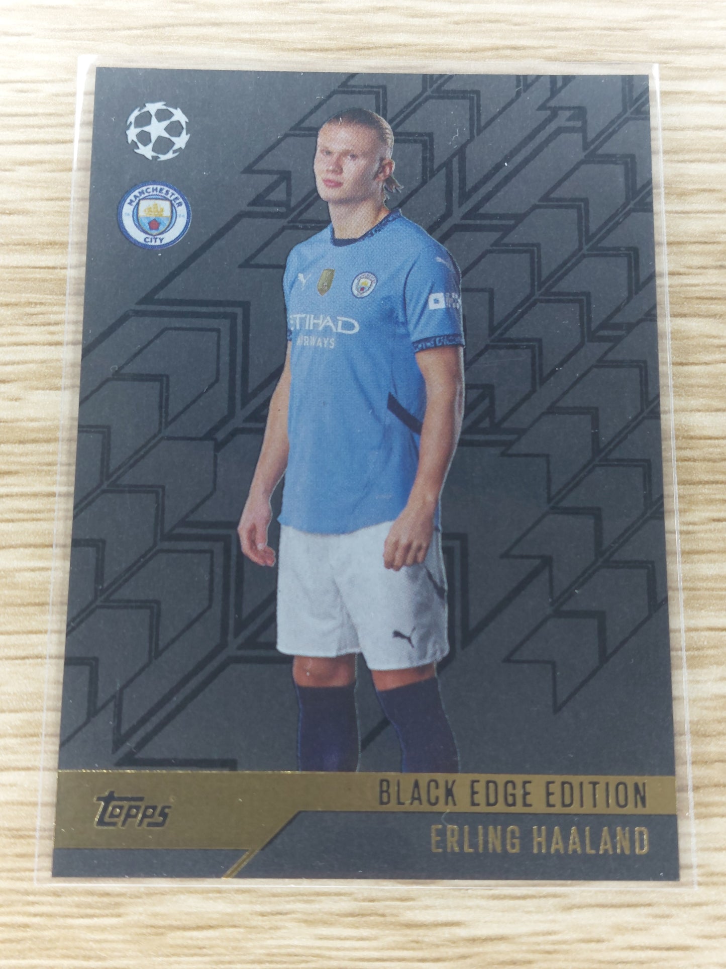 Topps UEFA Champions League Erling Haaland Black Edge-Edition BE6