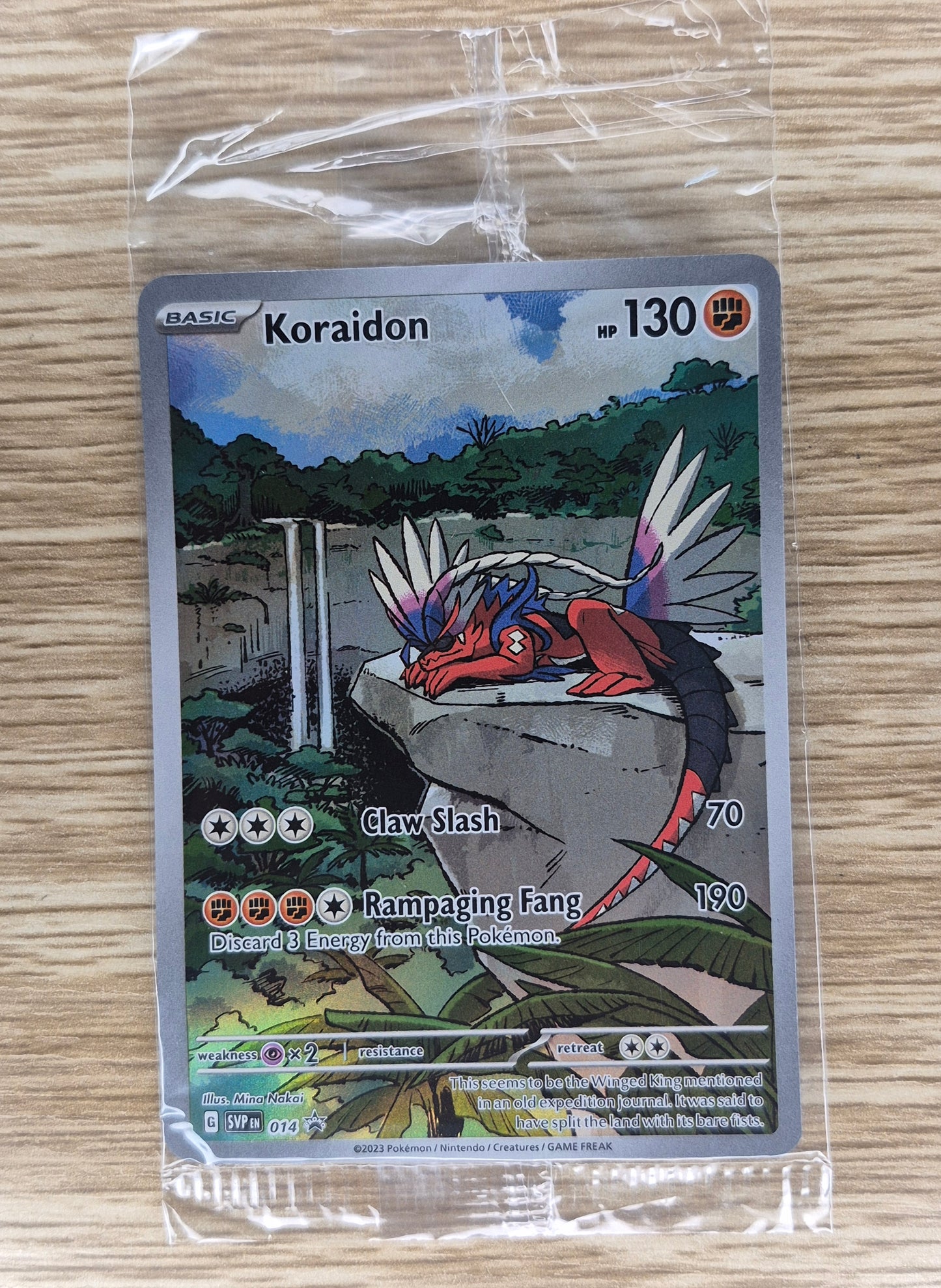 Pokémon TCG Koraidon SV Black Star Promos SVP014 Holo Promo Sealed