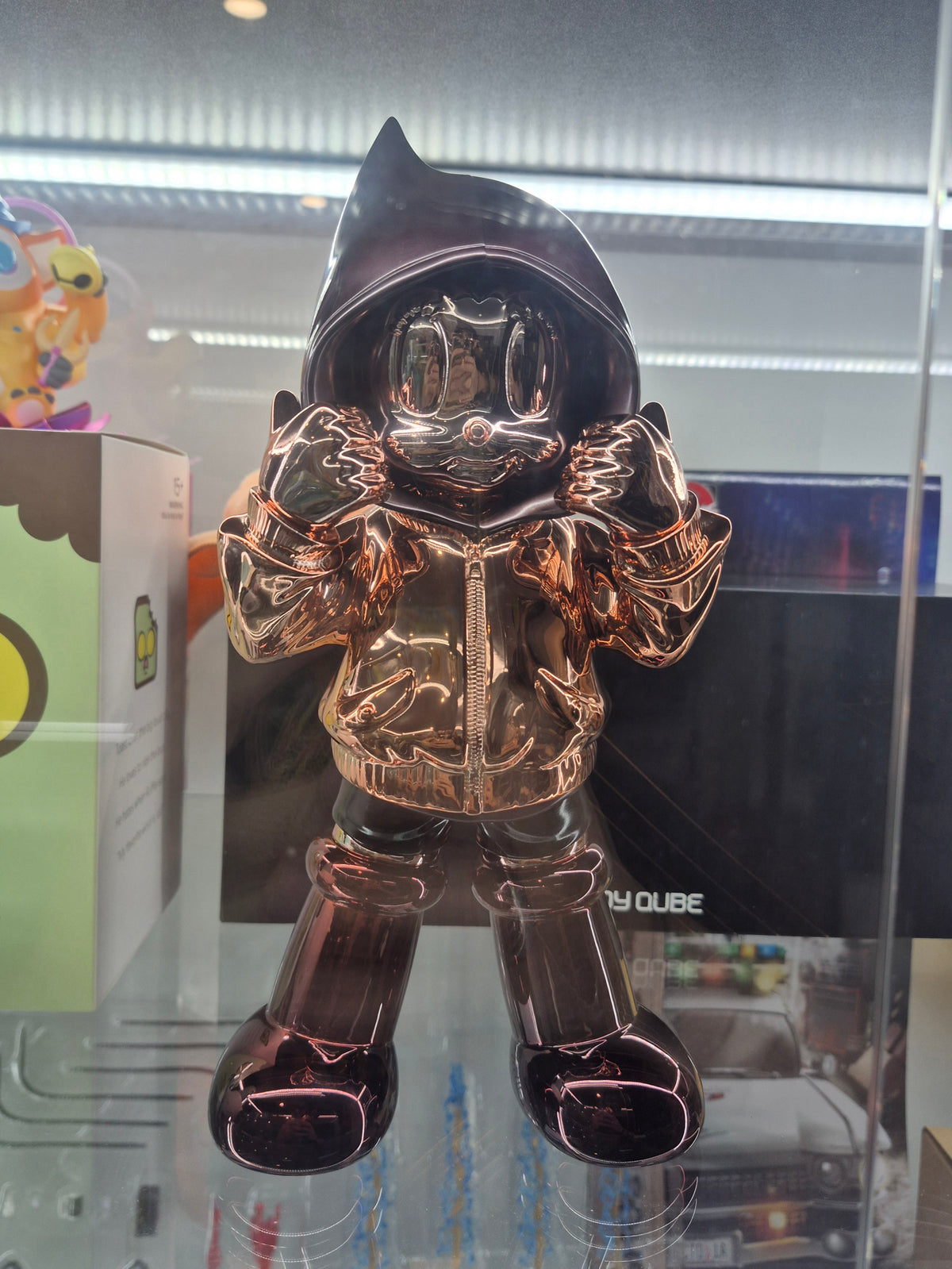 TOYQUBE Astro Boy Chrome Hoodie ROSE GOLD 12 Inch Figure ONLY 150 MADE!