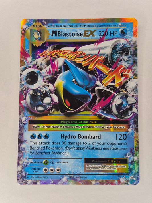 Pokémon TCG Mega-Blastoise-EX Evolutions 22/108  Holo Rare ex