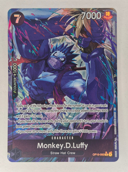 Monkey.D.Luffy (OP15-092) (Alternate Art) Adventure on Kami's Island (OP15-EB04)LP