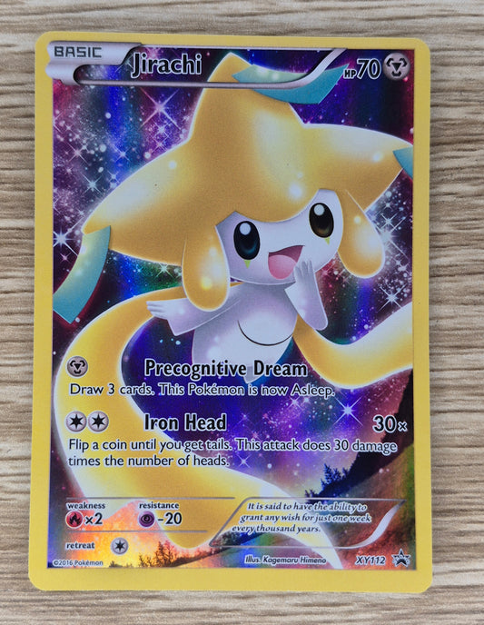 Pokemon Card Jirachi XY112 Black Star Promo Full Art LP