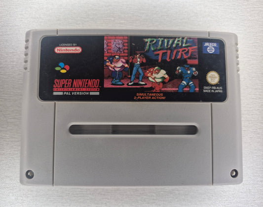 Rival Turf [CART ONLY] - Super Nintendo (SNES) [PAL] - Tested