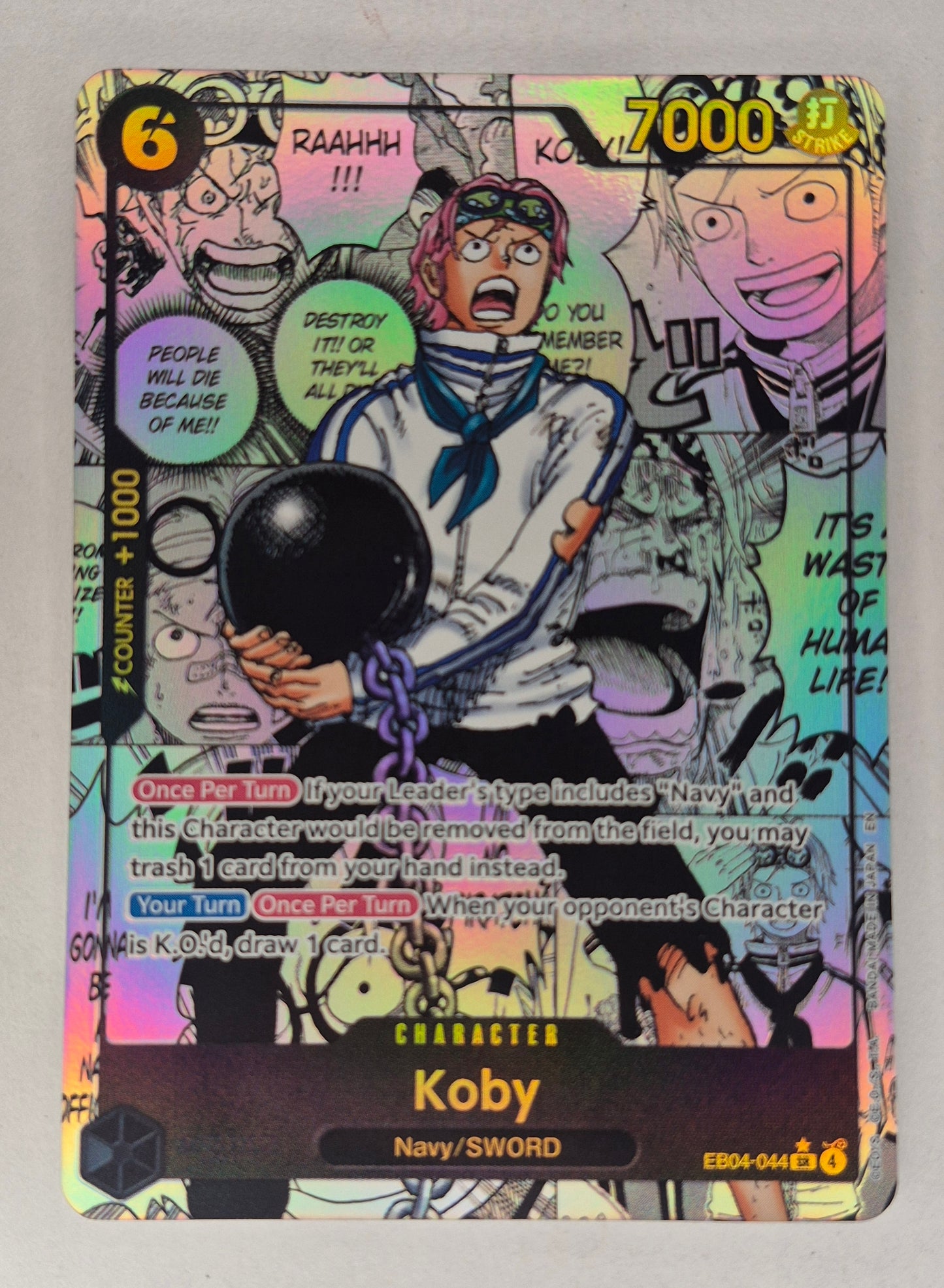 One Piece KOBY (Manga) EB04-044 Adventure on Kami's Island Foil NM/LP English