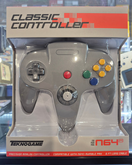 TeknoGame N64 Controller Grey