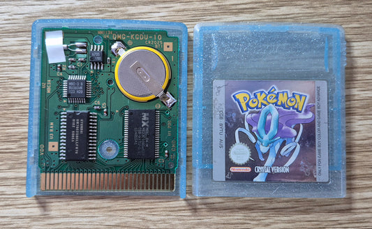 Nintendo Gameboy Color Pokemon Crystal Version AUS PAL TESTED NEW Save Battery(2)