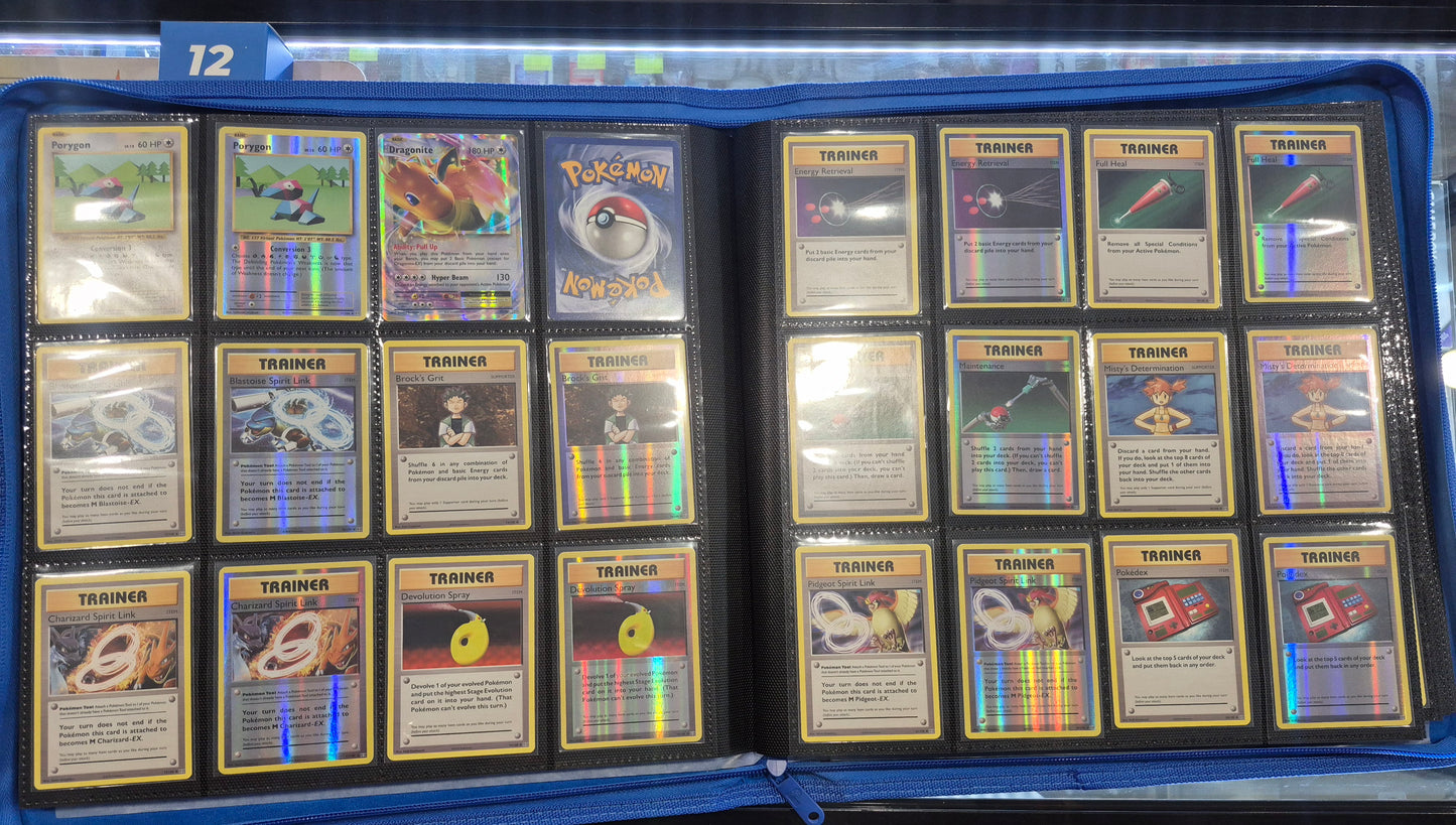 2016 Pokémon Evolutions Master Set inc.all Reverse Holo Cards in Palms Off Binder LP/NM