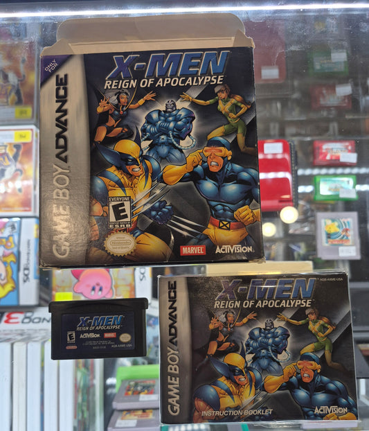 X-Men: Reign of Apocalypse (Nintendo Game Boy Advance, 2001)CIB Tested USA