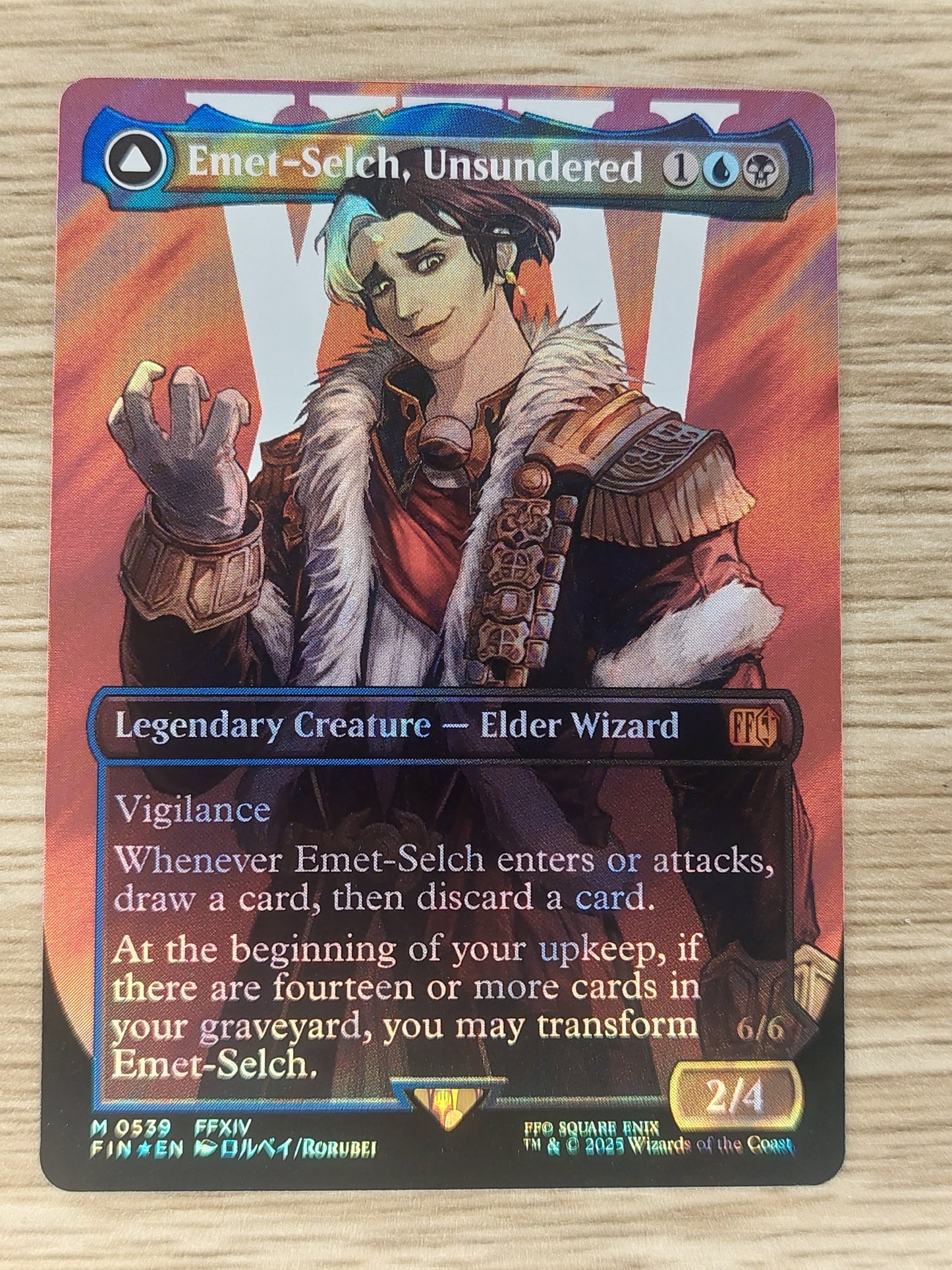 Emet-Selch, Unsundered (Borderless) (Surge Foil) - FINAL FANTASY (FIN) #539