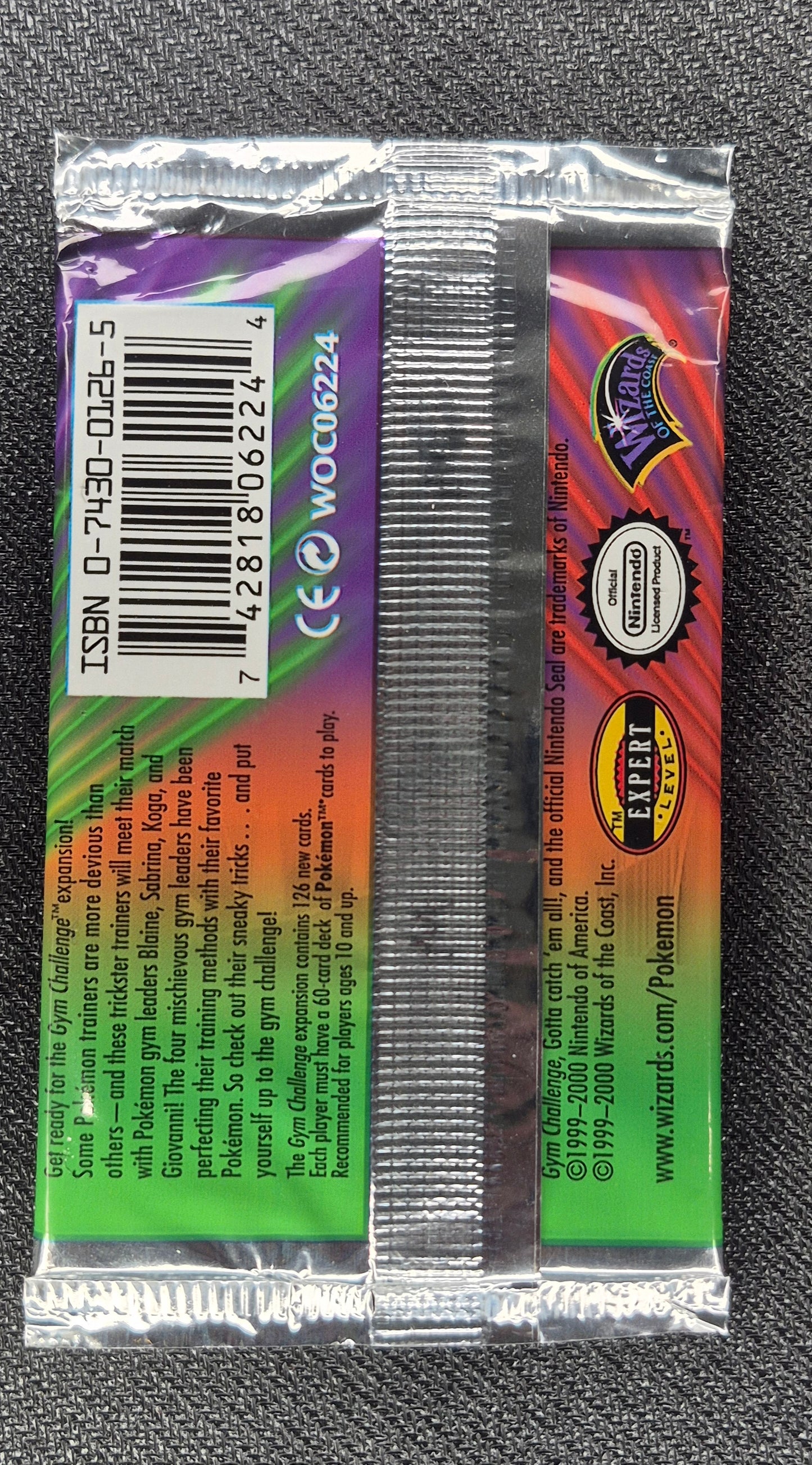 WOTC Pokemon Gym Challenge Sealed Booster Pack (light)