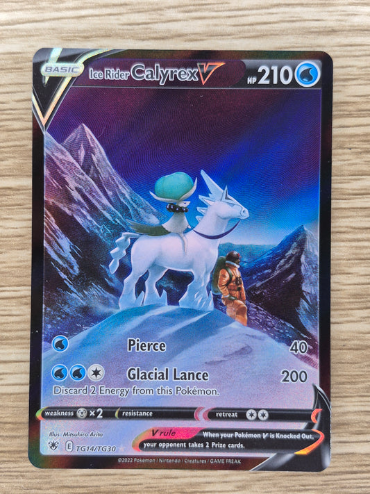 Ice Rider Calyrex V TG14/30 - Pokemon Astral Radiance Trainer Gallery Holo LP