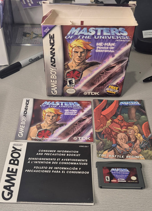 Gameboy Advance C.I.B Masters of the Universe Interactive Inc. Mini Comic