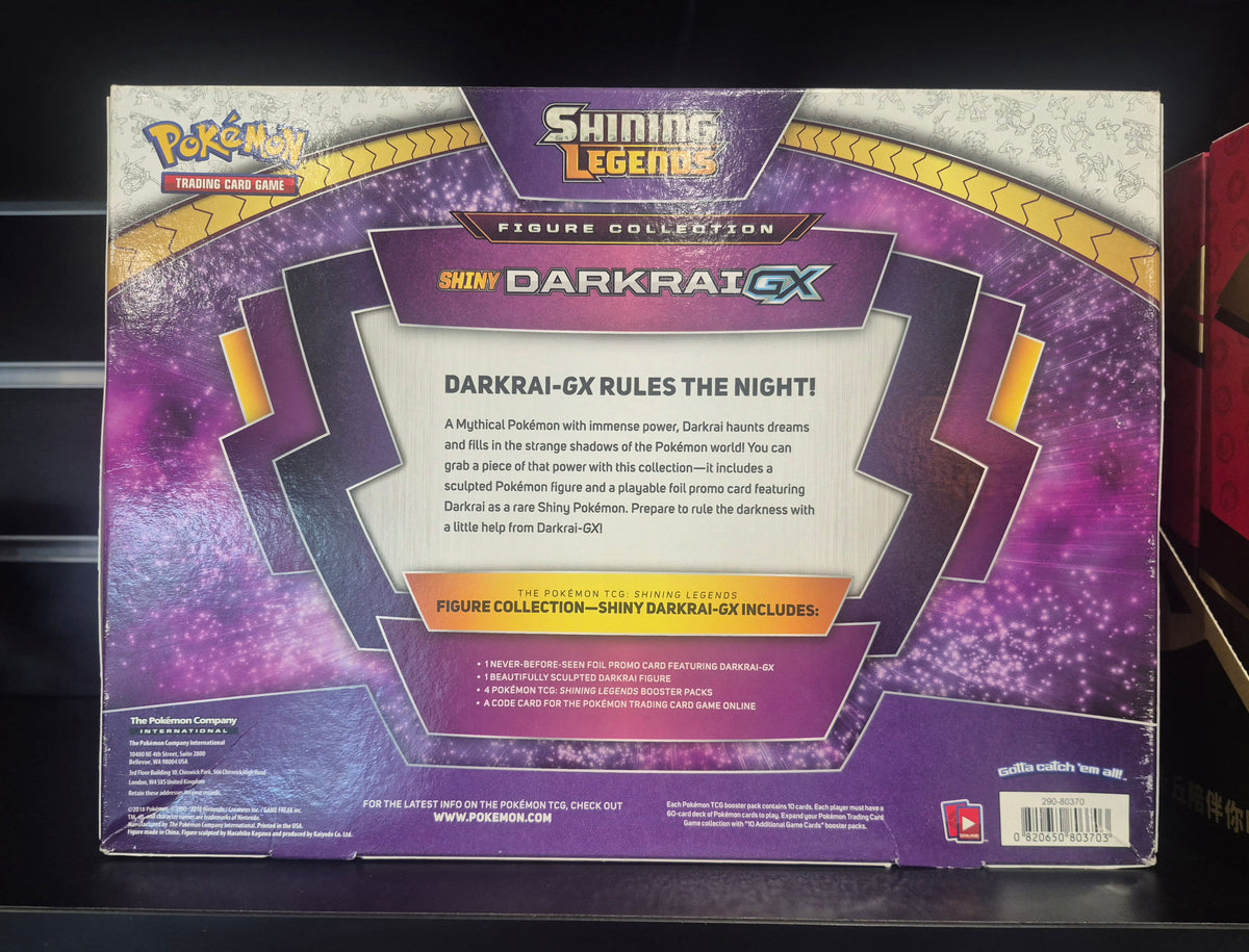 Pokémon TCG 2018 Shining Legends Figure Collection Darkrai GX SEALED
