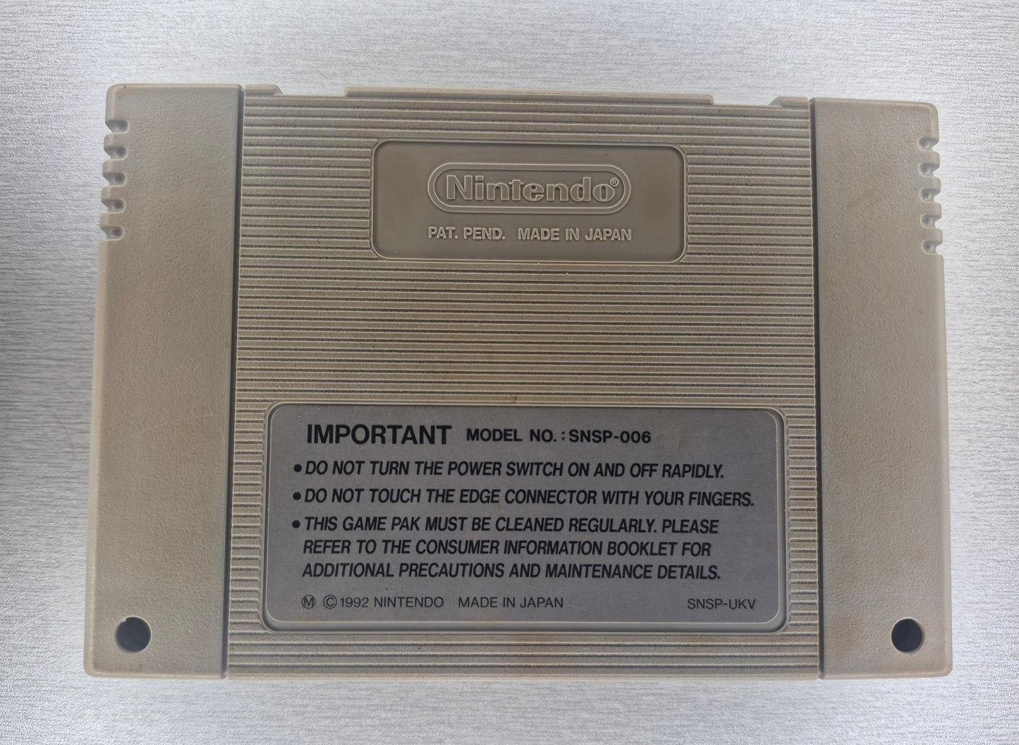 Rival Turf [CART ONLY] - Super Nintendo (SNES) [PAL] - Tested