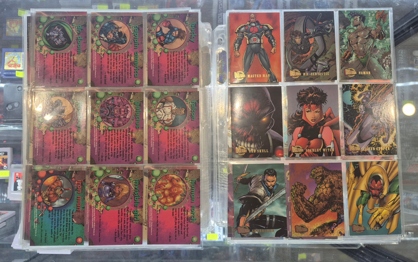 1996 Marvel Ultra Onslaught Full Set + Chase Cards NM/LP - 113 cards total