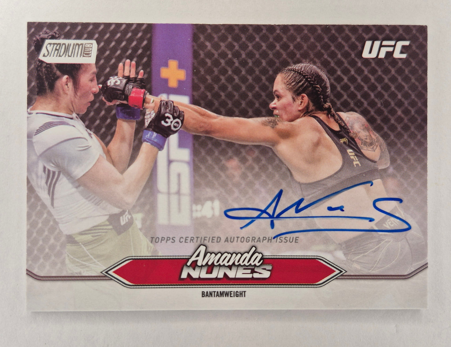 2025 Topps UFC Stadium Club BCA-ANS Amanda Nunes Auto(On Card)NM