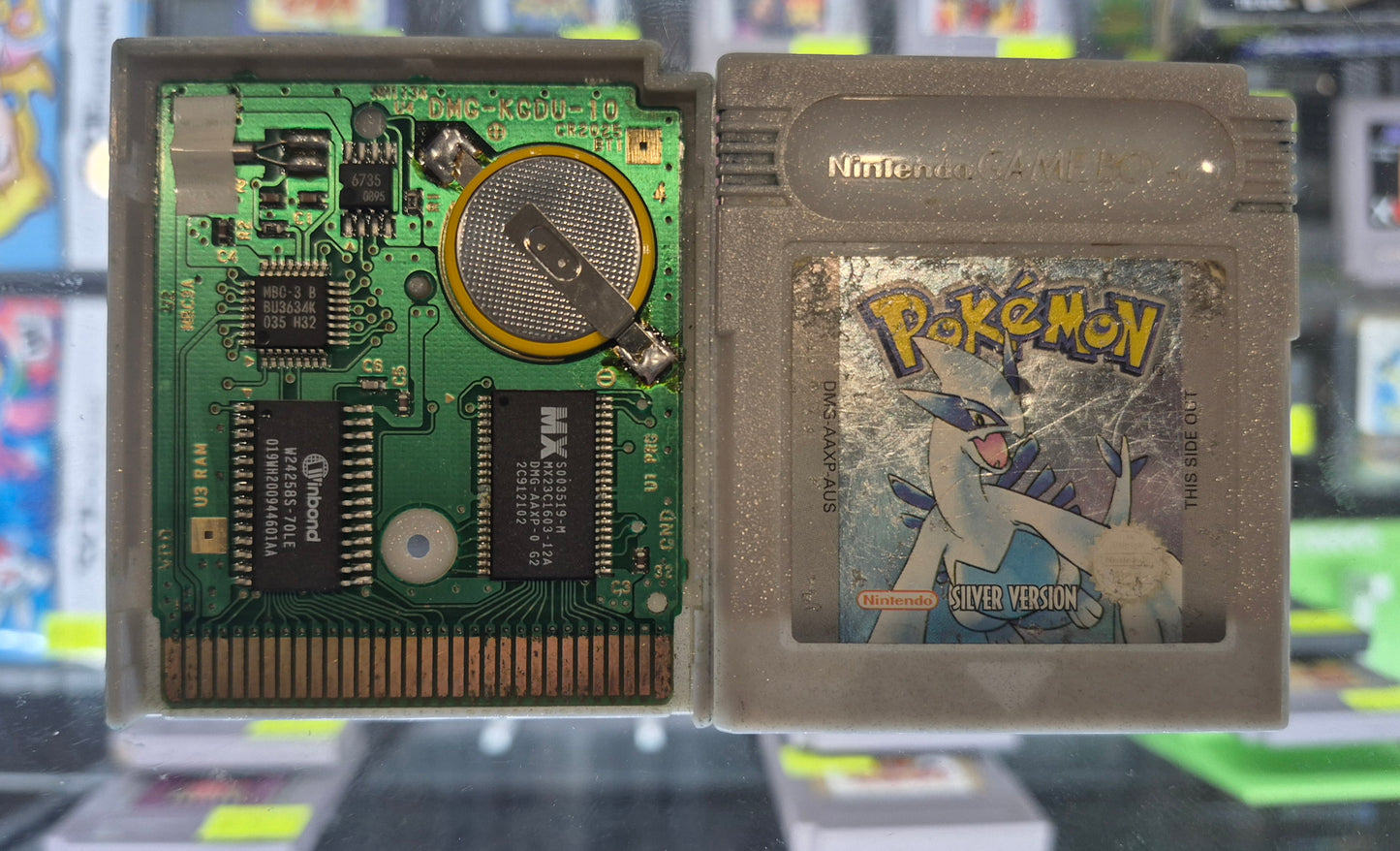 1999 Nintendo Gameboy Pokemon Silver Version AUS Cart NEW Save Battery