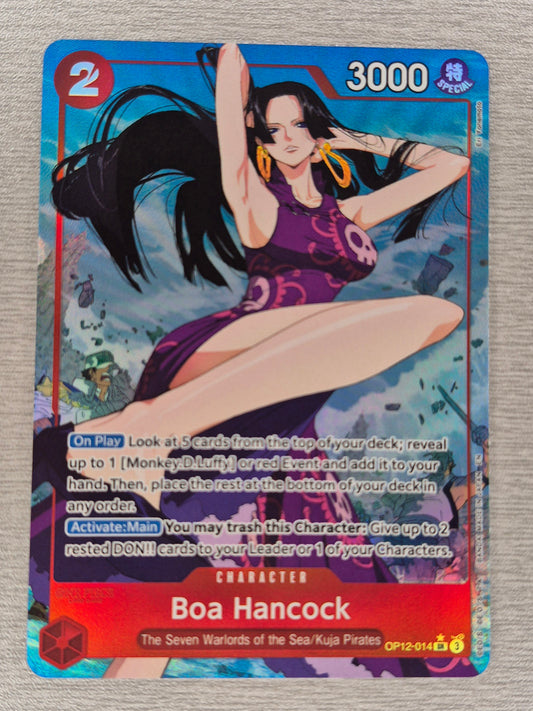 One Piece Legacy of the Master Boa Hancock OP12-014 SR Alt Art English