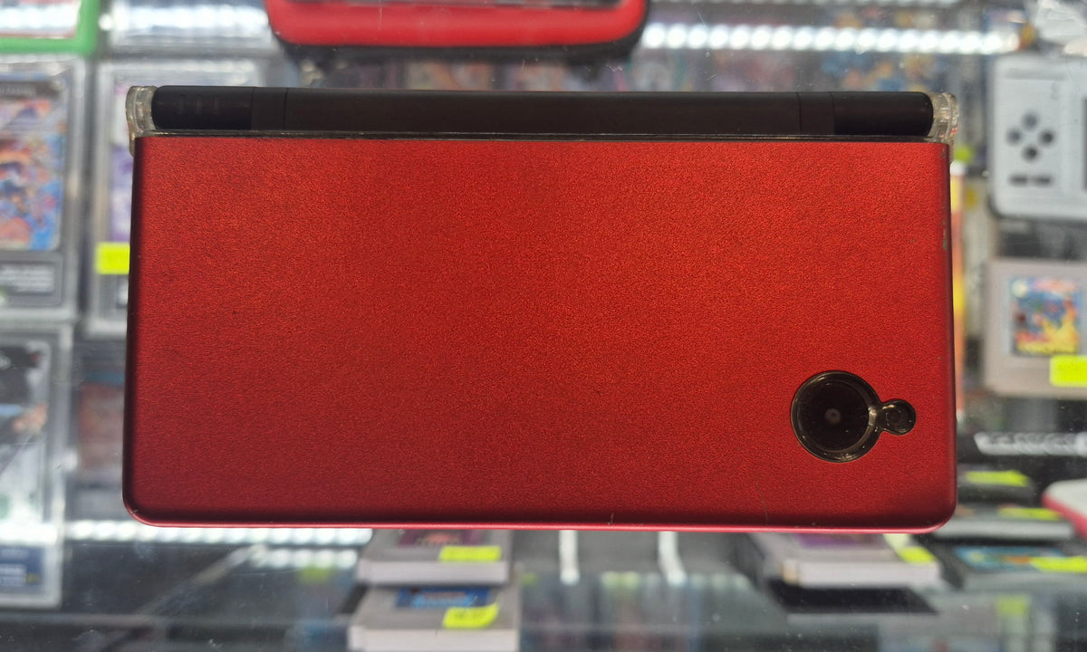Nintendo DSI Black Console VGC in Red Alloy Case & Original Charger