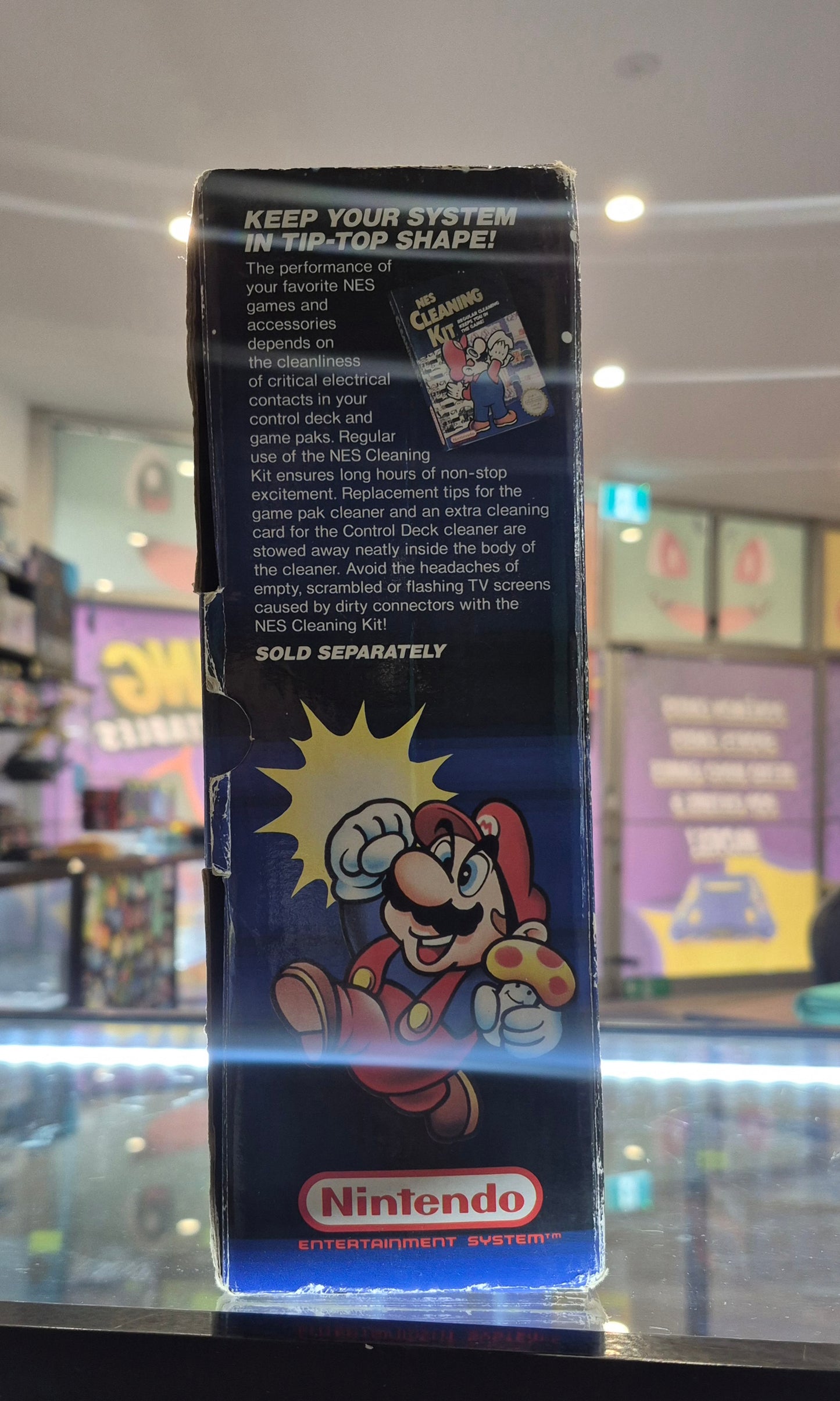 Nintendo NES Control Deck Top Loader PAL AUS Complete in Box with 2 controllers & game(no insert)
