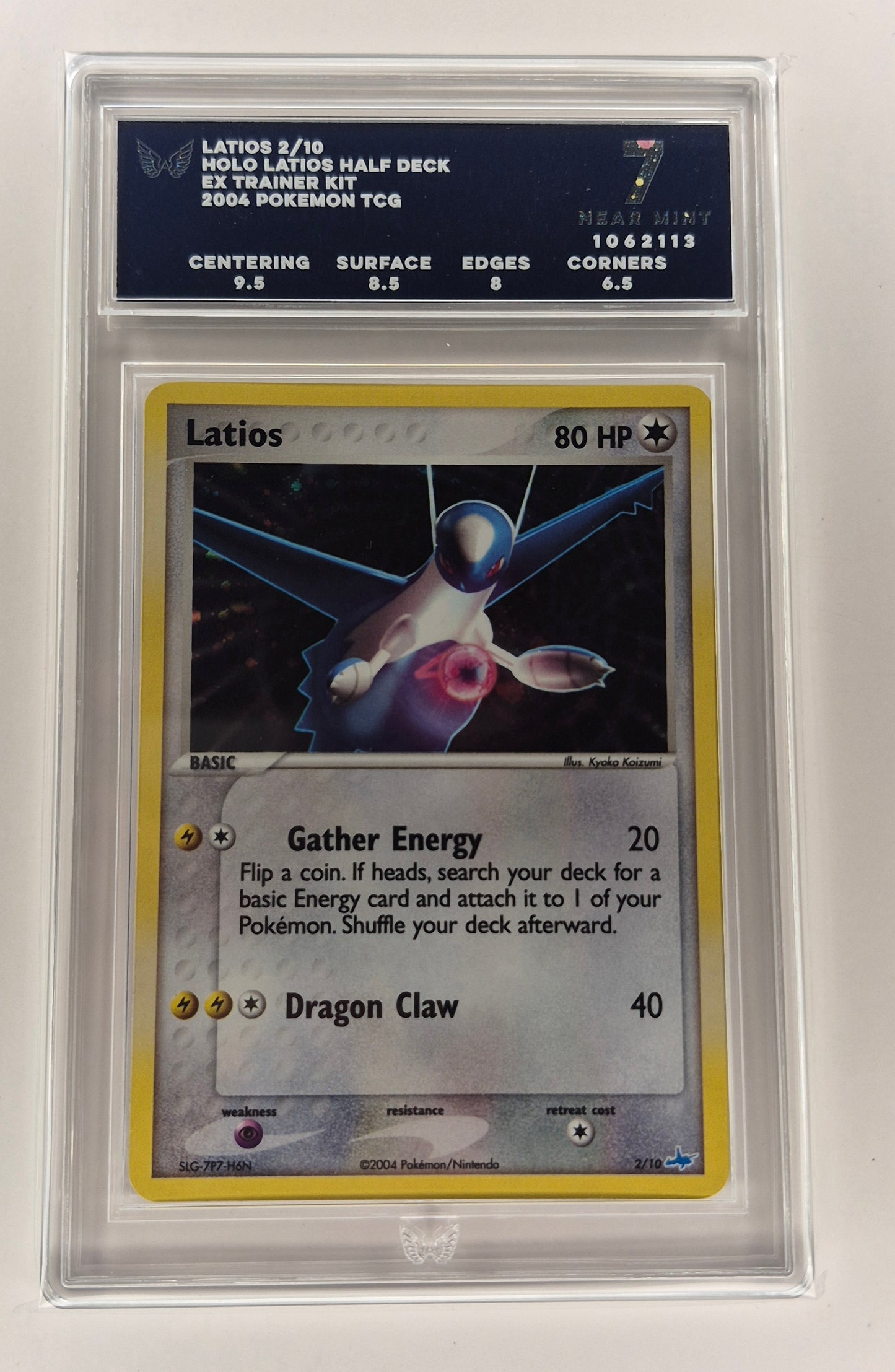 2004 Pokémon EX Trainer Kit 2/10 Latios Holo Half Deck ARK 7 PSA