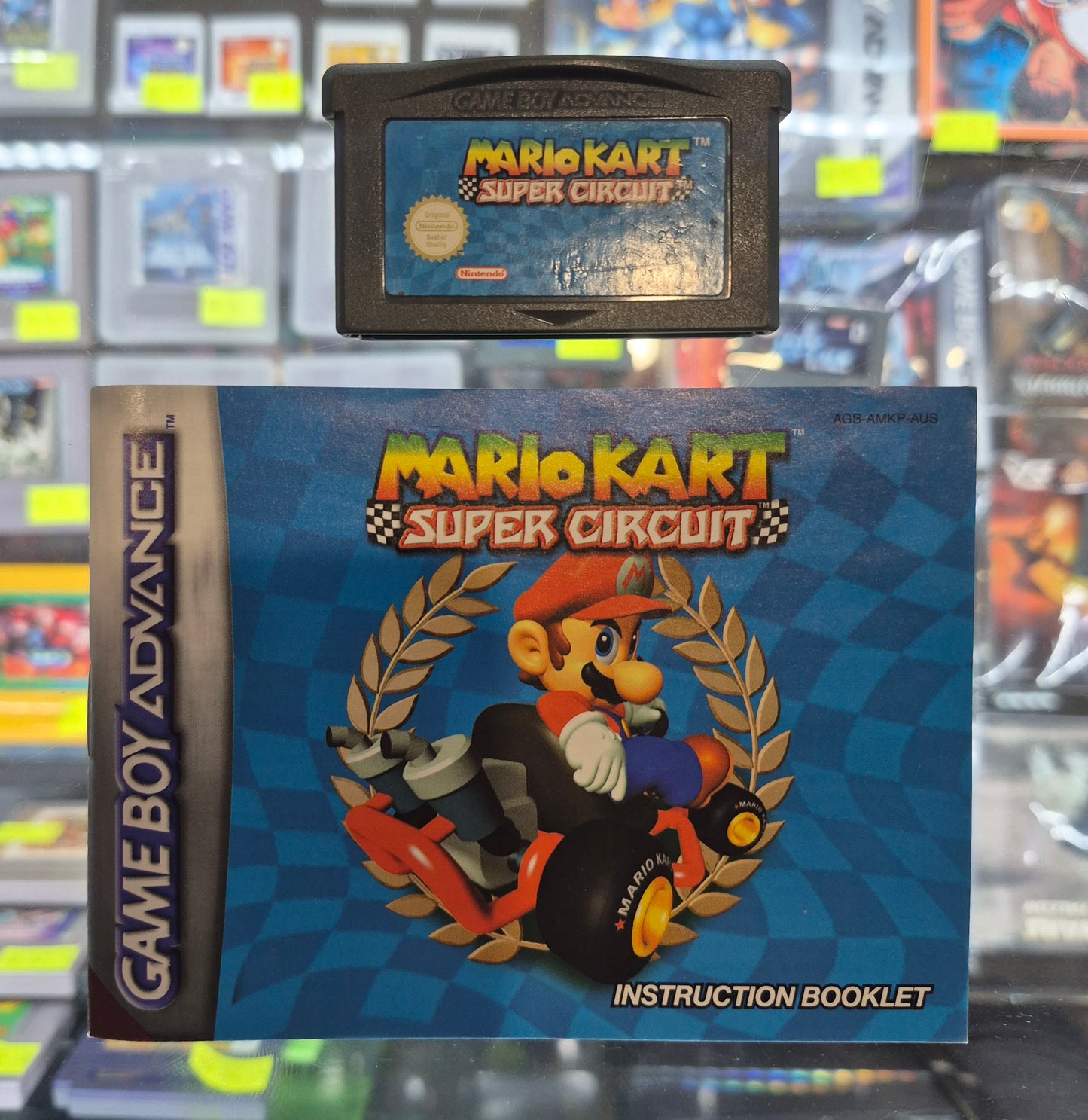 2001 Mario Kart Super Circuit Nintendo Game Boy Advance GBA Complete in Box - VGC AUS