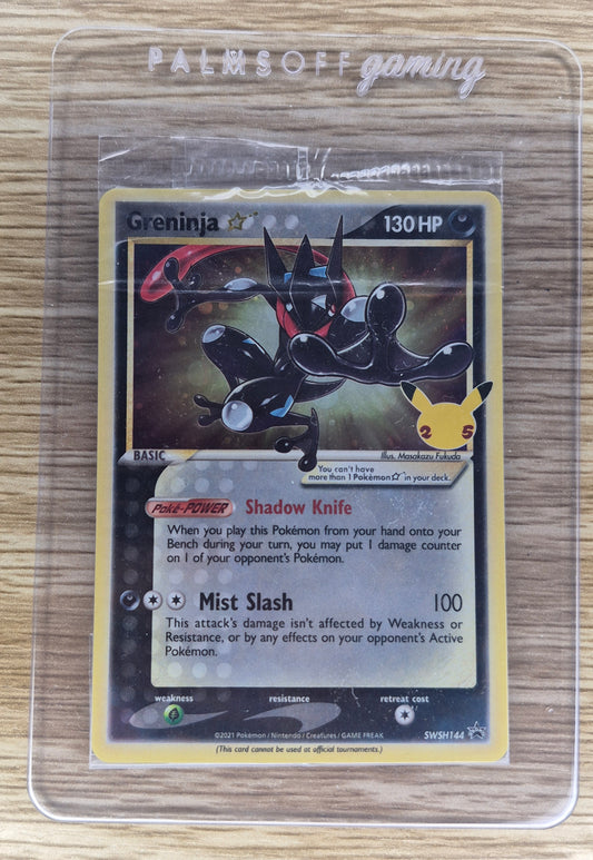 Pokemon 2021 Greninja Celebrations ETB Promo SWSH144 - Sealed