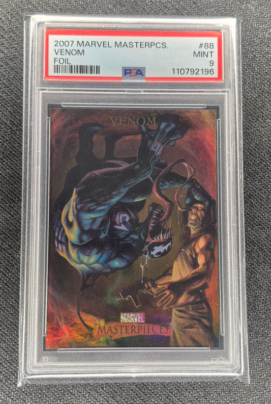 2007 Marvel Masterpieces #88 VENOM  Foil PSA 9 Mint