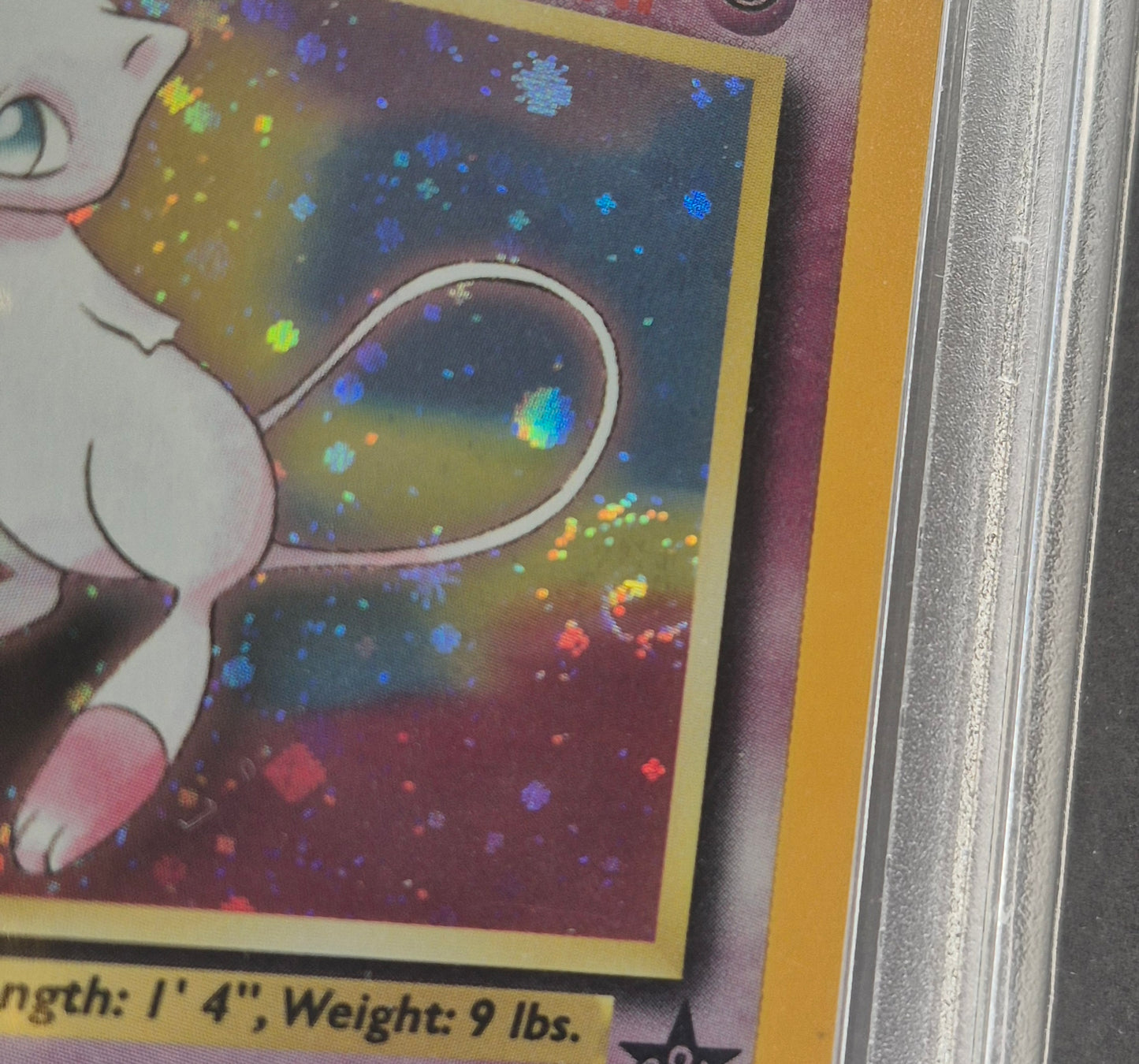 Mew Holo Pokémon League Black Star Promo #9 2000 Pokemon WOTC PSA 8 Fart Swirl