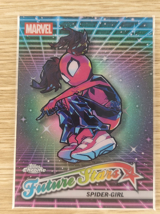 Topps Chrome Marvel 2025 Spider-Girl Future Stars Refractor #FS-3