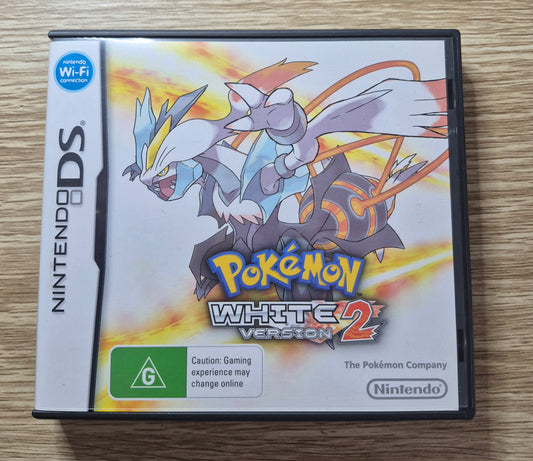 Pokemon: White Version 2 (DS, 2012) Game Boxed,Manual Tested & Fully Working
