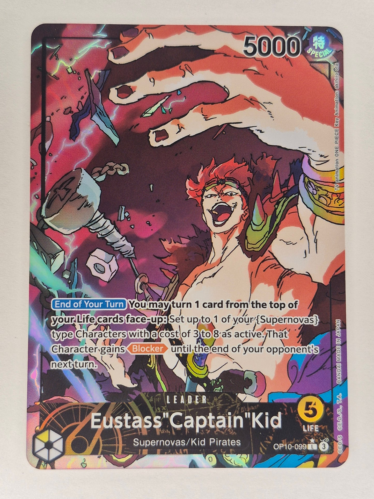 Eustass"Captain"Kid (099) (Parallel) OP10-099 Royal Blood Foil