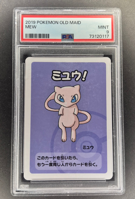 2019 Pokémon Mew Old Maid Japanese Playing Card PSA 9 Mint