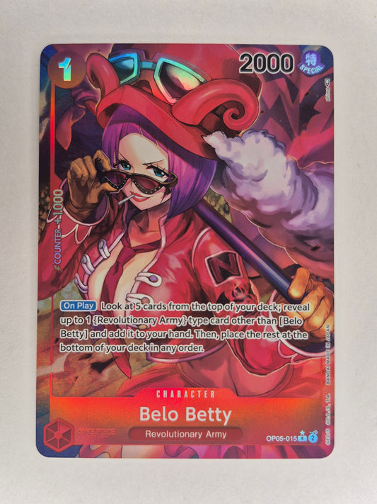 One Piece TCG JPN Belo Betty Rare , Hero of the New Era OP05-015